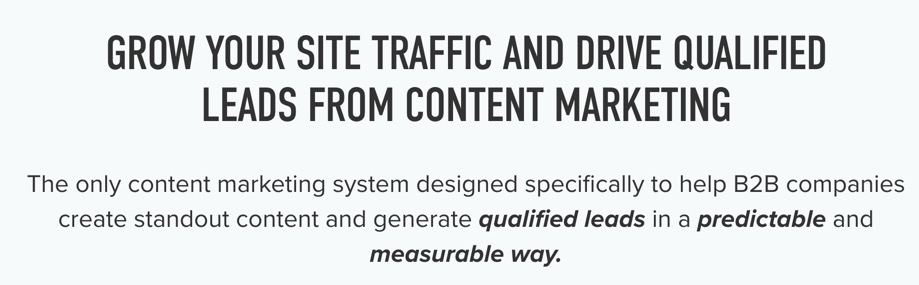 Grow your site traffic and drive qualified leads from content marketing